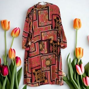 Bebop geometric Midi Dress